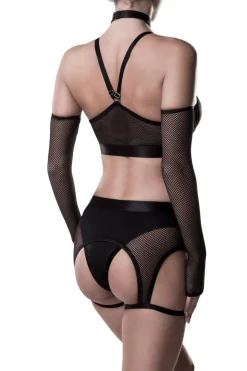 All in One Set mit Halsband und Handschuhe