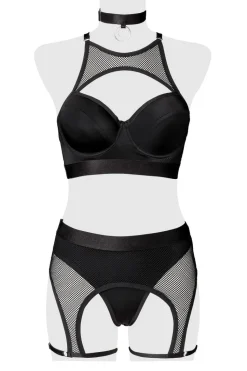 All in One Set mit Halsband und Handschuhe