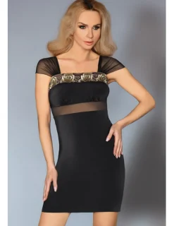 Amoria Negligeé schwarz