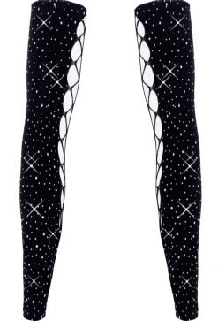 Amrstulpen mit Glitzersteinchen