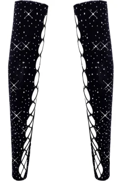 Amrstulpen mit Glitzersteinchen