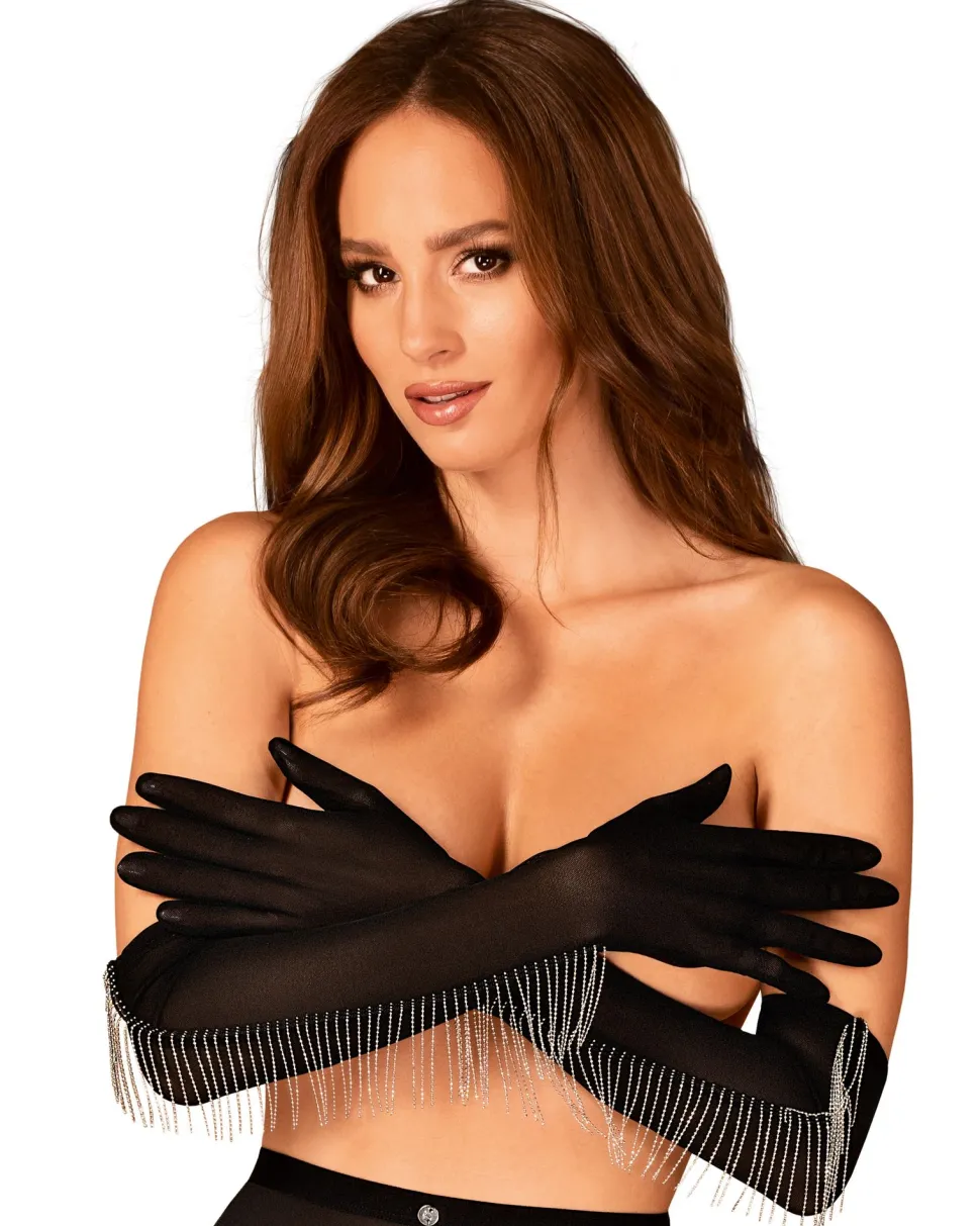 Armstulpen mit Zierketten