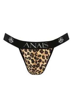 aufregender Herren Jock-Strap im Leoparden-Look aus weichem, blickdichtem Material mit breitem Gummiband