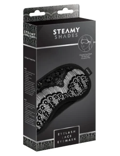 Augenmaske aus Satin & Spitze