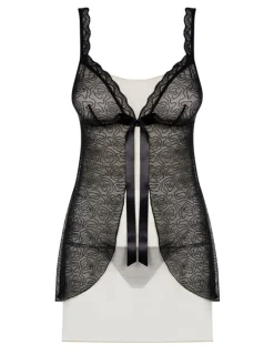 Babydoll & String beige/braun (811-BAB-4)