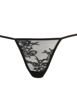 Babydoll & String schwarz