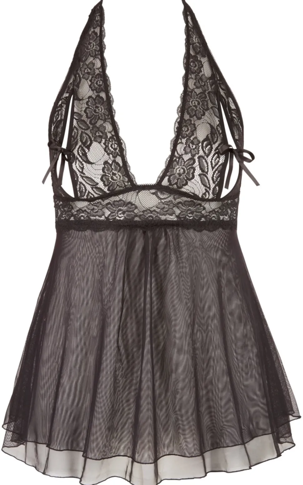 Babydoll Spitze schwarz