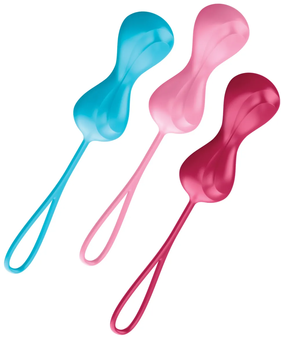 Balls Training Set Double medium turquoise-red-pink