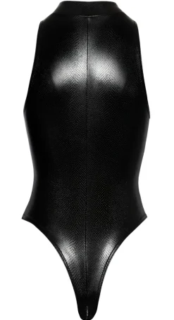 Bodie aus Wetlook in Schlangenhaut-Optik mit Reißverschluss
