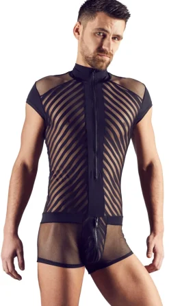 Body for Man mit Streifenmuster