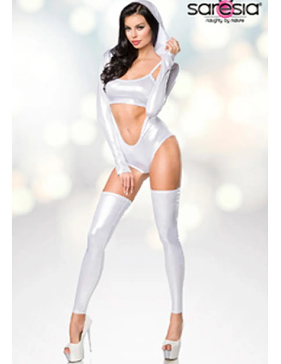 Body-Set im Metallic-Look, 4-teilig