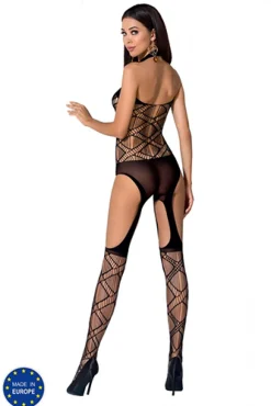 Bodystocking Dehnbar Netz-Material Universalgröße