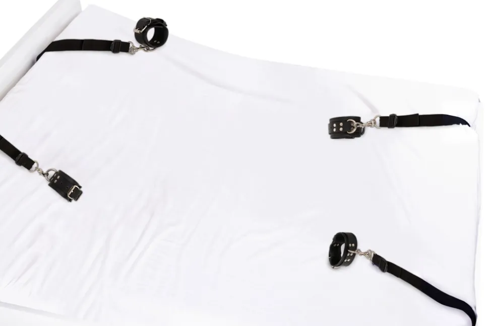 Bondage Bettfessel Set