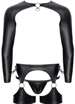 Bondage Set im Mattlook aus dehnbarem Material