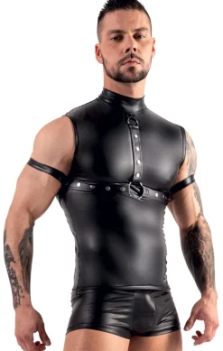 Bondage Top Wetlook Matt Harness