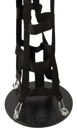 Bondage-Käfig zum Aufhängen aus reißfesten Textilgurten und robuster Stehplatte