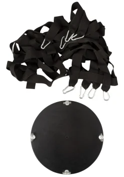 Bondage-Käfig zum Aufhängen aus reißfesten Textilgurten und robuster Stehplatte