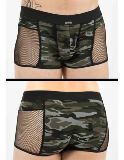 Boxer Short Military 58-67 schwarz/grün