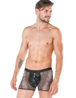 Boxershorts MC/9095 grau/schwarz