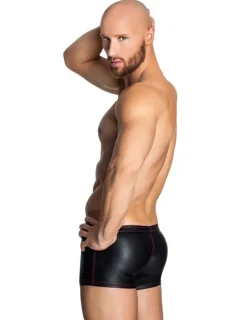 Boxershorts mit roten Nähten & Reißverschluss