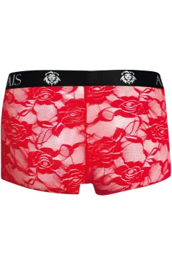 Brave Boxer Shorts aus Spitze in Rot