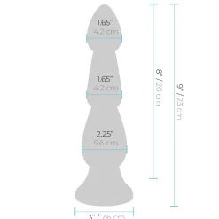 Butt Plug im gerippten Desing