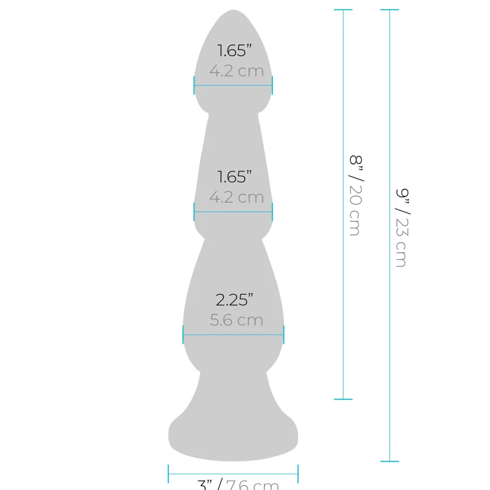 Butt Plug im gerippten Desing