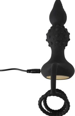 Butt Plug with Cock and Ball Rings mit Fernbedienung