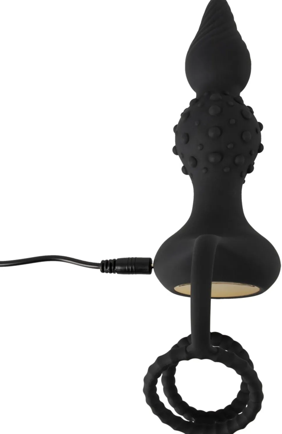 Butt Plug with Cock and Ball Rings mit Fernbedienung