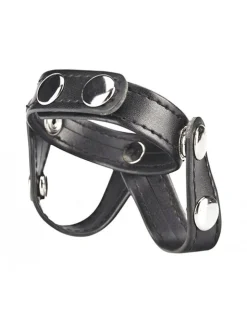 C&B GEAR V-Style Cock ring with Ball Divider