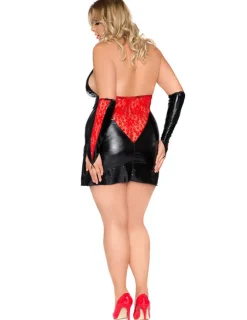 Chemise Z/5009 schwarz/rot