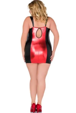 Chemise Z/5031 schwarz/rot