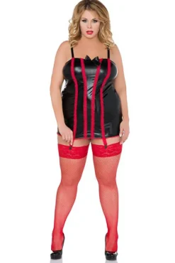 Chemise Z/5022 schwarz/rot