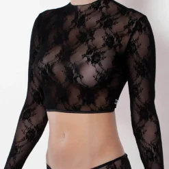 Croptop EVA aus Spitze