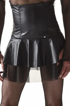 Crossdresser Fetish Line - Wetlook Rock CRD001 schwarz