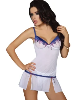 DHARINI Negligeé & Panty LC 13423 weiss