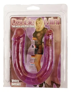 Double Mini Jelly Penis Dong lila