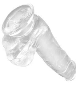 Durchsichtiger Dildo 15cm mit Saugfuß