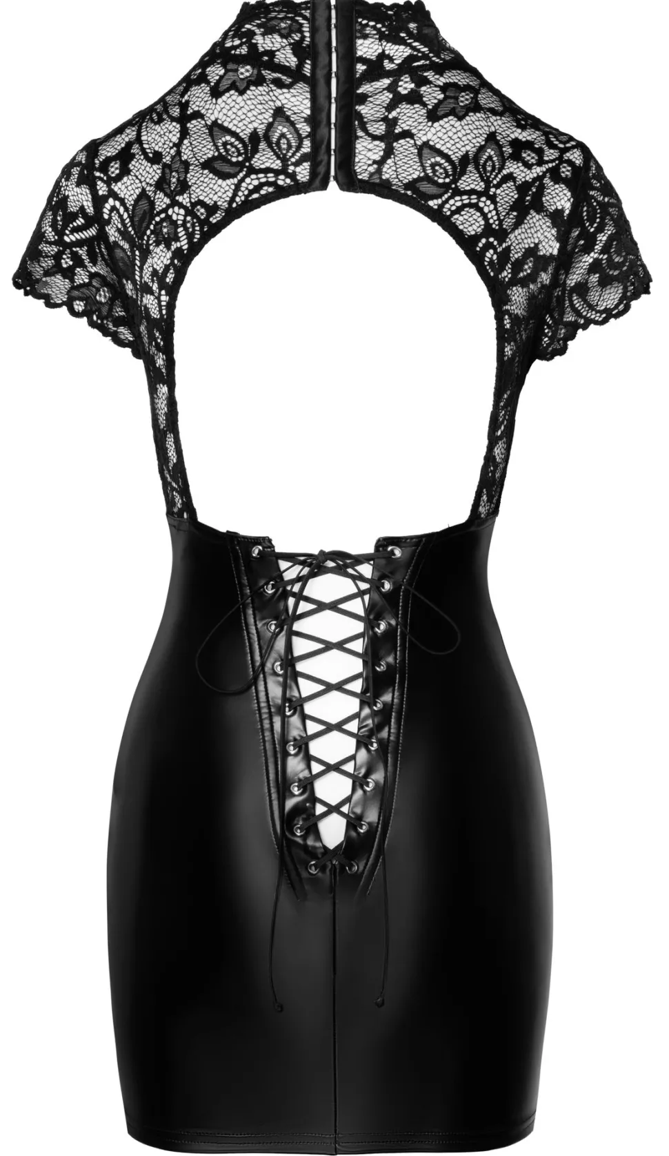 Edles Kleid aus Spitze und Wetlook