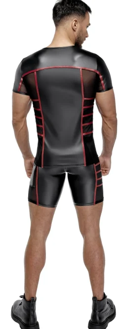 Edles Mattlook Shirt mit Feinnetz im Slim-Fit