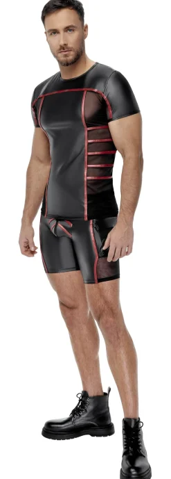 Edles Mattlook Shirt mit Feinnetz im Slim-Fit