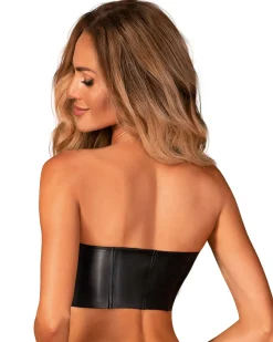 elegantes Wetlook Top aus weichem und dehnbarem Material