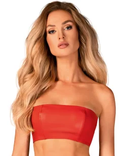 elegantes Wetlook Top aus weichem und dehnbarem Material