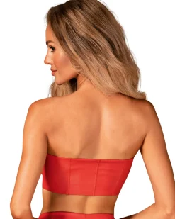 elegantes Wetlook Top aus weichem und dehnbarem Material