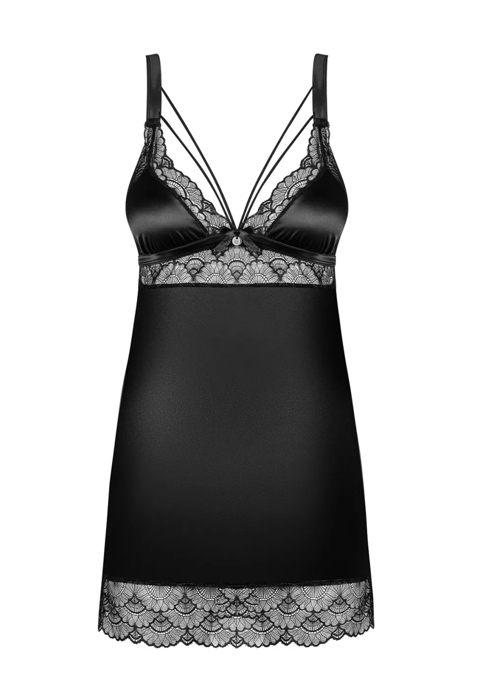 Eloissa Chemise und String schwarz