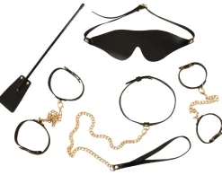 Fessel Set aus stilvollem Lederimitat