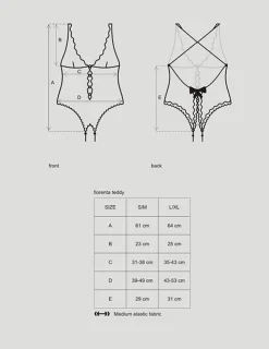 Fiorenta Teddy schwarz
