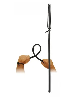 Flexstock mit Lederüberzug schwarz