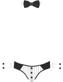 Gentleman Set schwarz-weiß