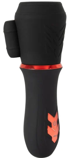 Glans Masturbator mit 2 Motoren schwarz